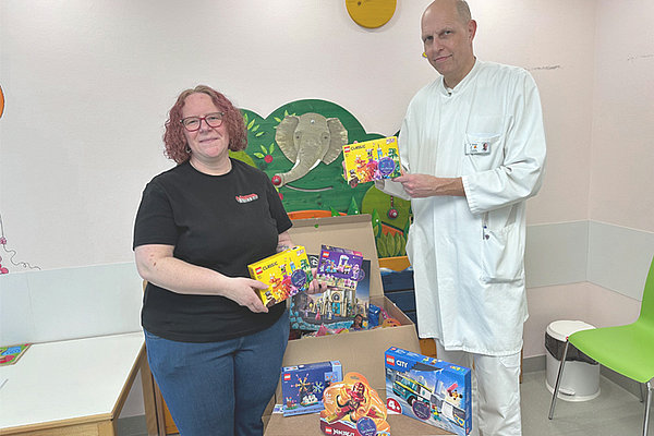 Übergabe der Sachspende