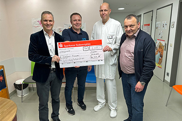 Über des Spendenschecks vom Finanzamt