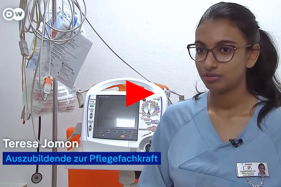 Videobeitrag der Deutschen Welle zum Thema Pflege in der Krise
